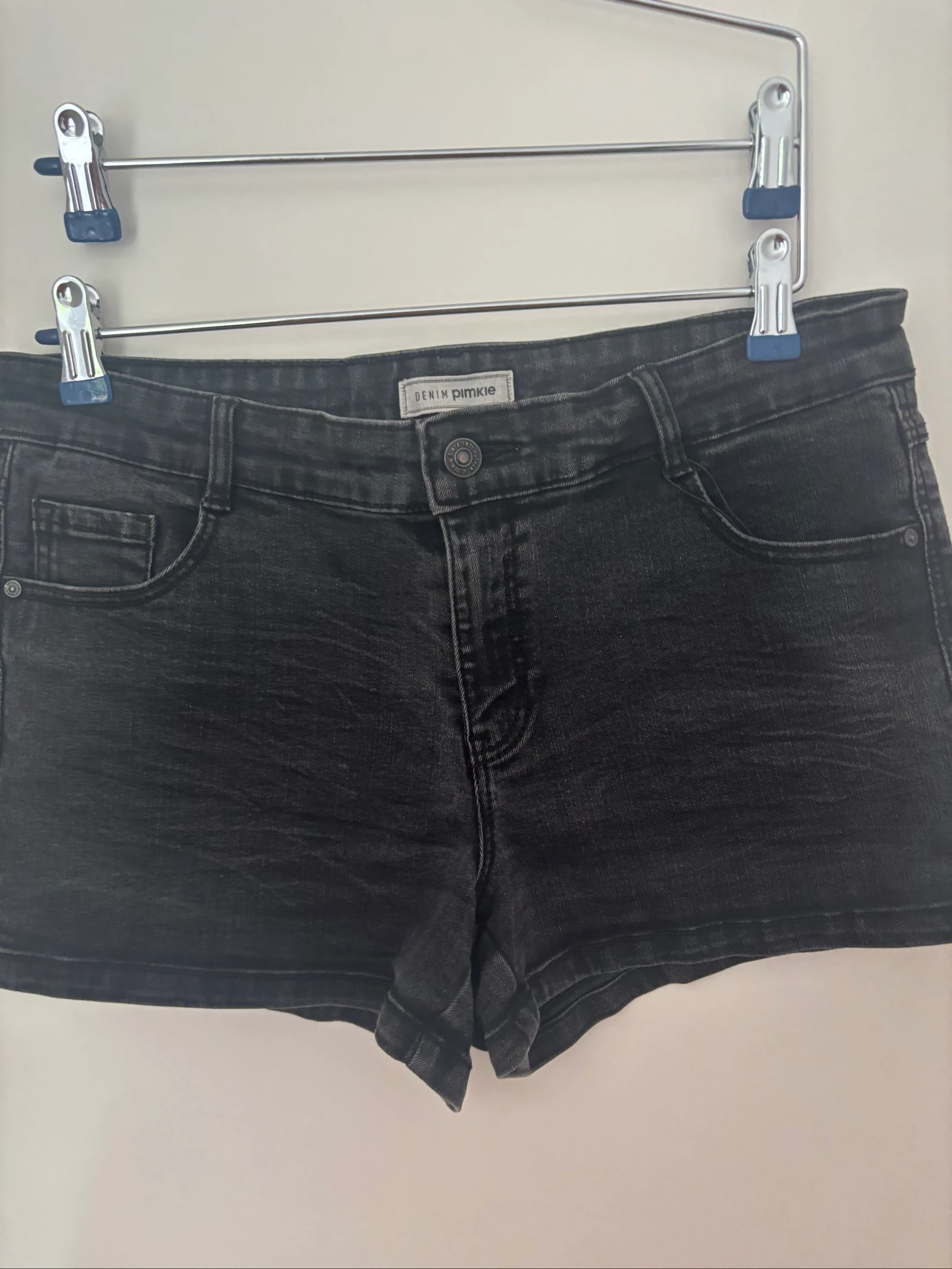 176/ Black Denim Shorts - Pimkie - Size 40 – photo 2